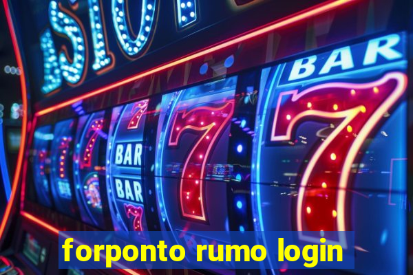 forponto rumo login